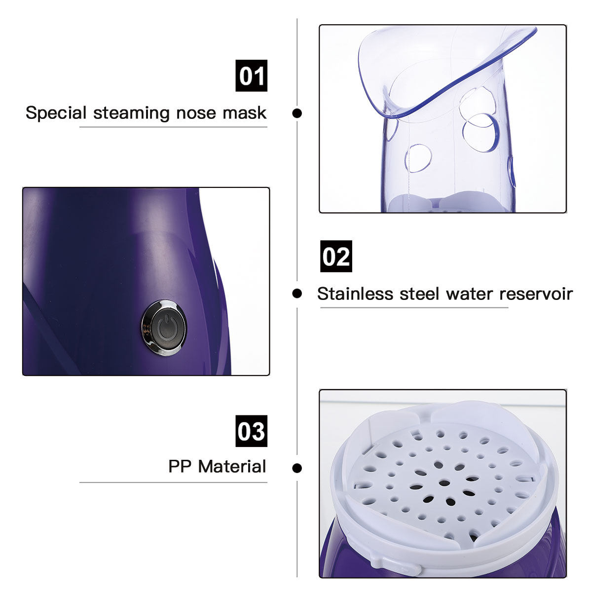 Face Steamer - Facial Steamer Nano Face Steamer Moisturizing