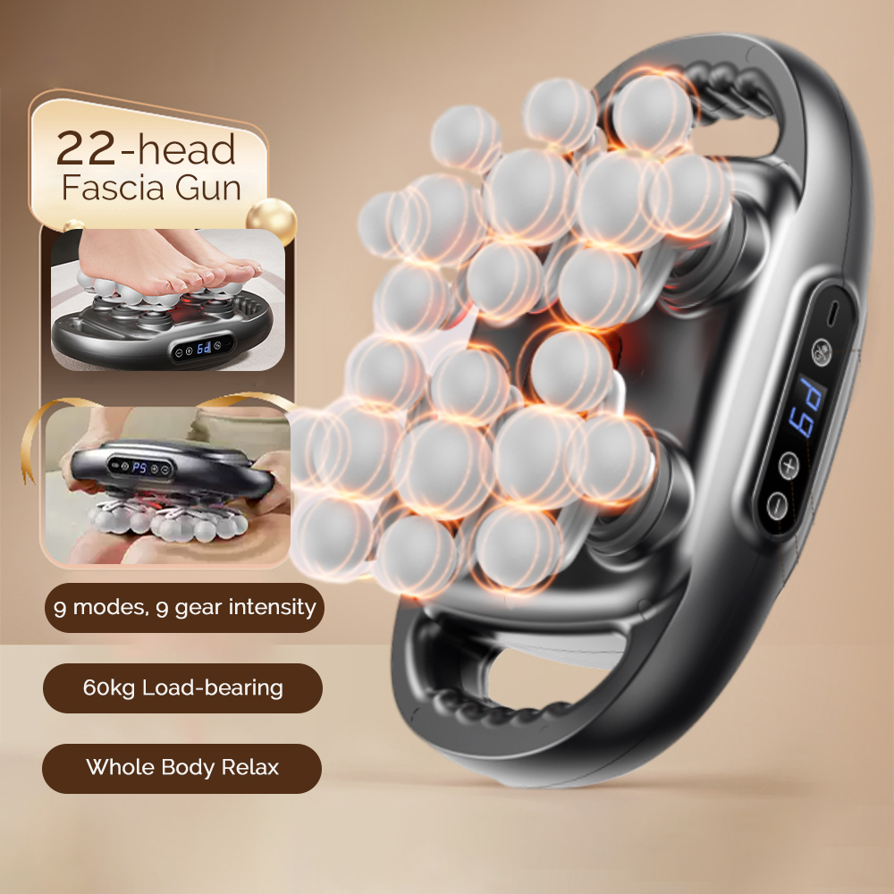 Massage Gun - 22-Head Fascia Gun High Frequency Vibration