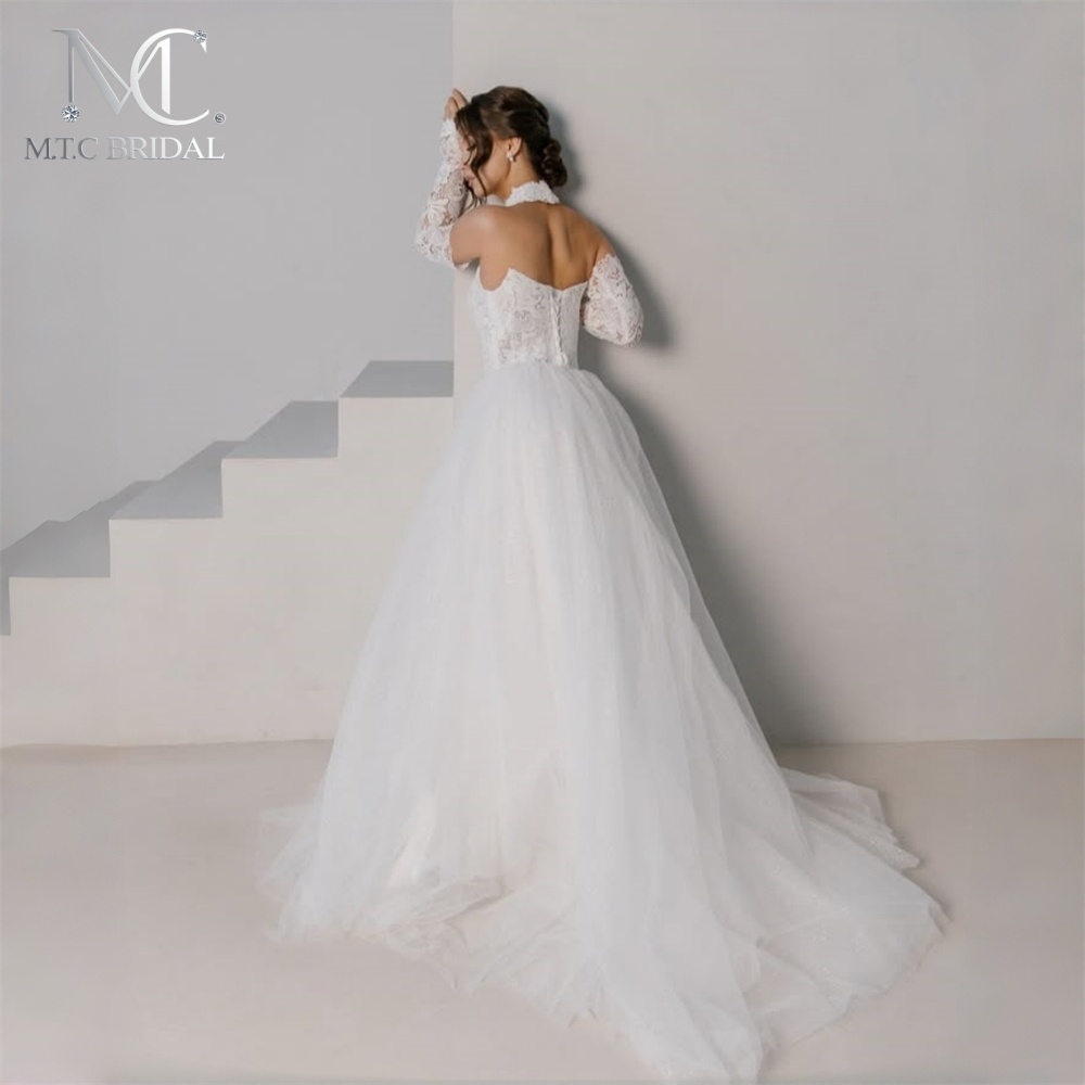 Long Tulle Wedding Dresses Det - Body Brush 评论和价格