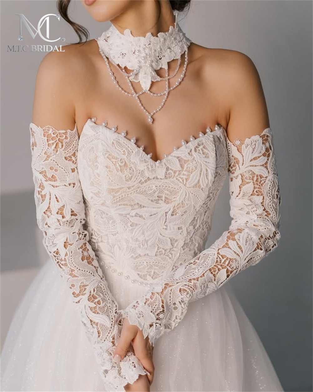 Long Tulle Wedding Dresses Det - Body Brush 评论和价格