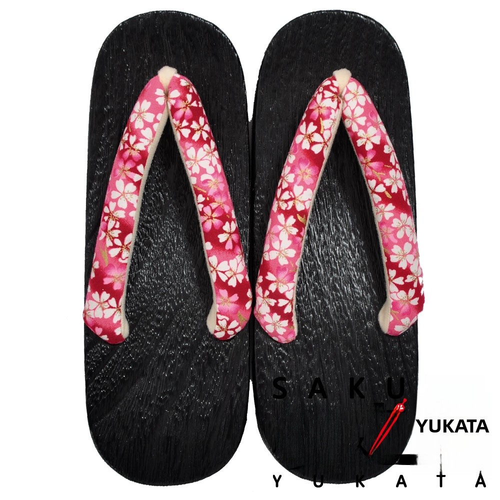 Sakura Yukata Wooden Sandals P - Bathrobe 评论和价格