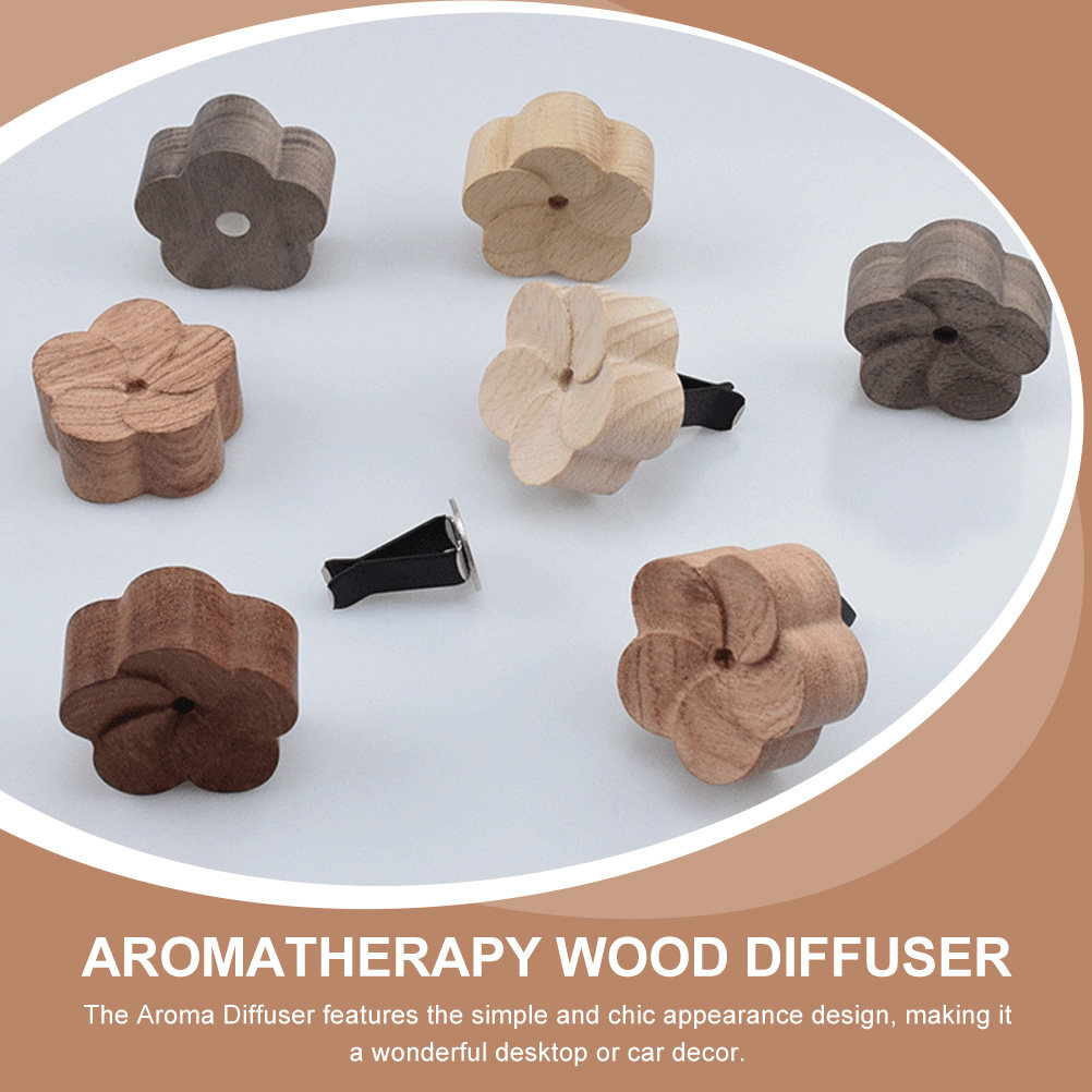 3Pcs Natural Wooden Essential  - Aromatherapy Diffuser 评论和价格