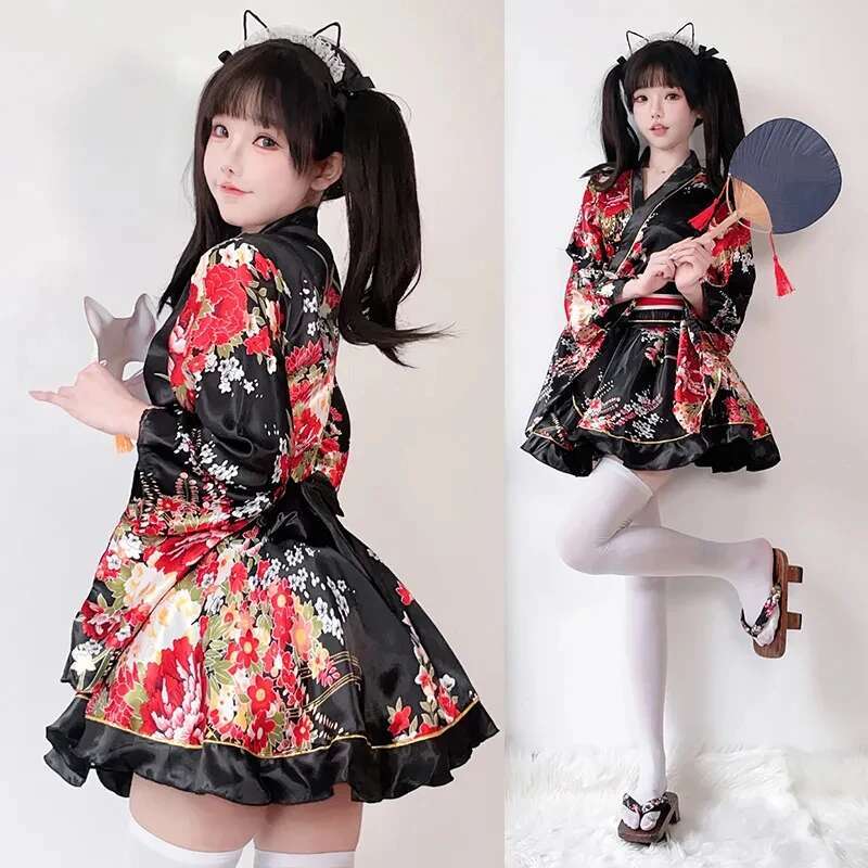 Japanese Modified Kimono Dress - Bathrobe 评论和价格