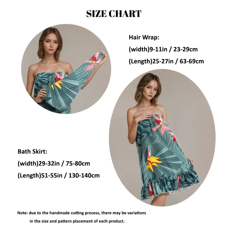 Women'S Tropical Floral Microf - Spa Towel 评论和价格