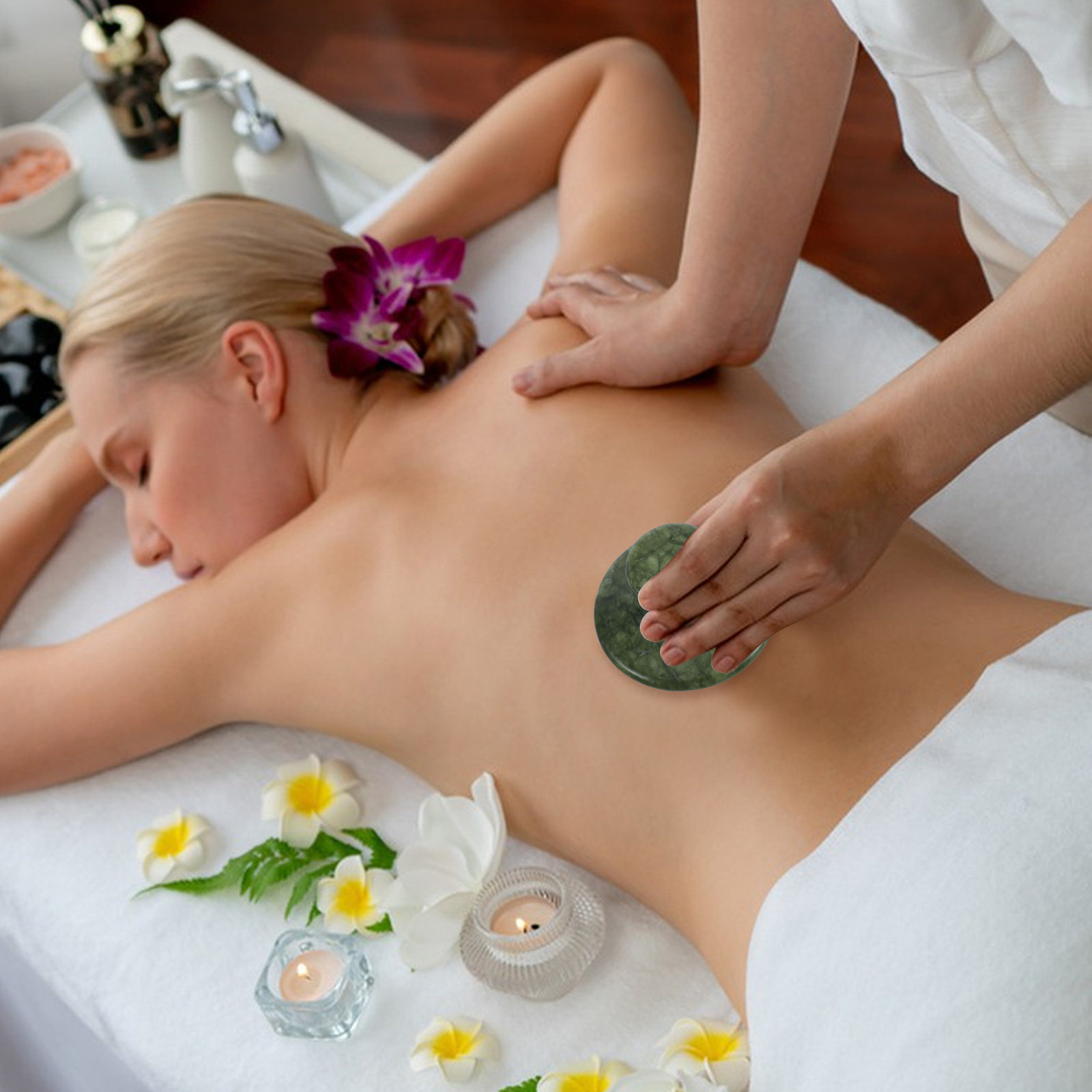 Mushroom Gua Sha Massage Stone - Spa Massager 评论和价格