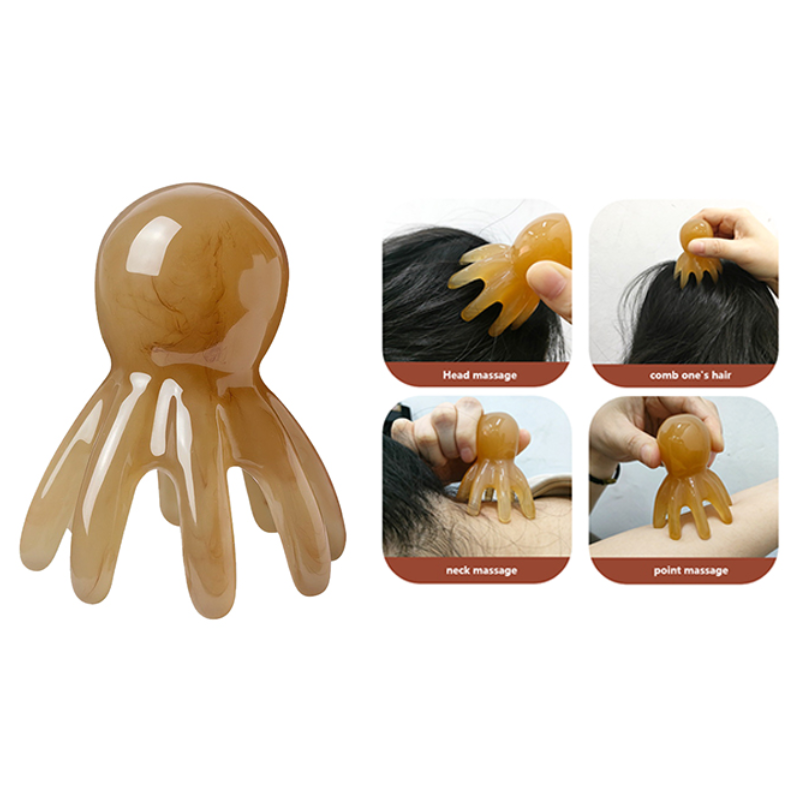 2Pcs Resin Octopus Massage Com - Spa Massager 评论和价格