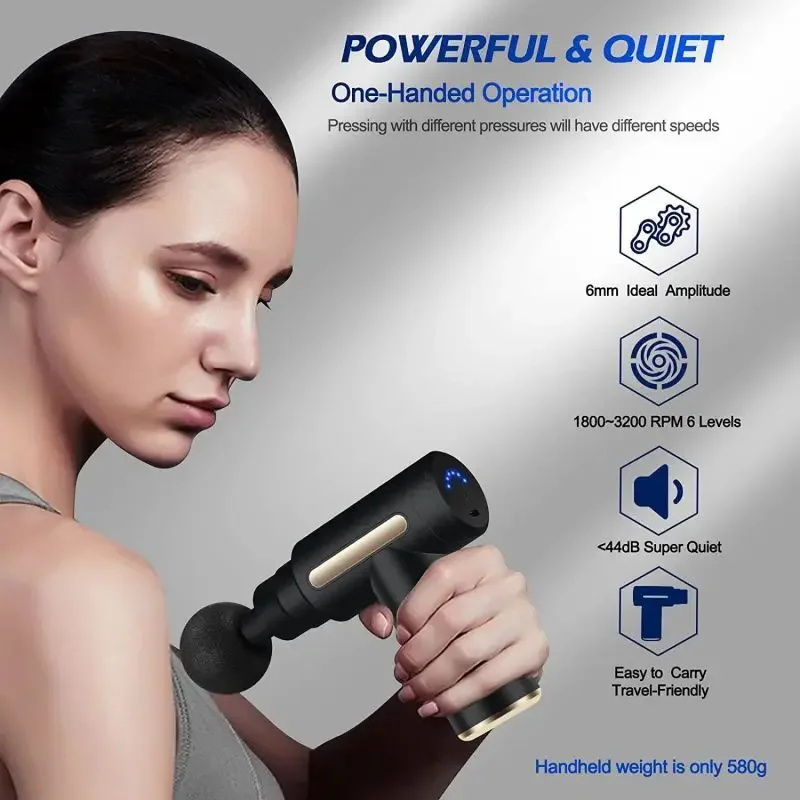 2024 portable fascia gun body  - Massage Gun 评论和价格