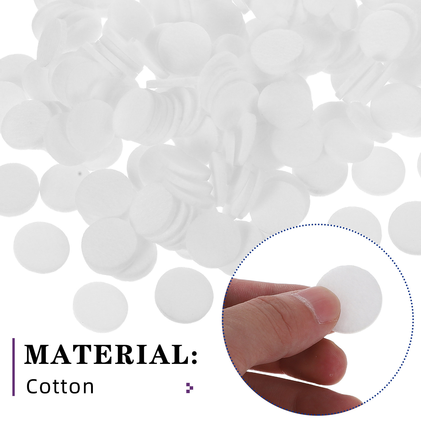 200Pcs Cotton Aromatherapy Pad - Aromatherapy Diffuser 评论和价格